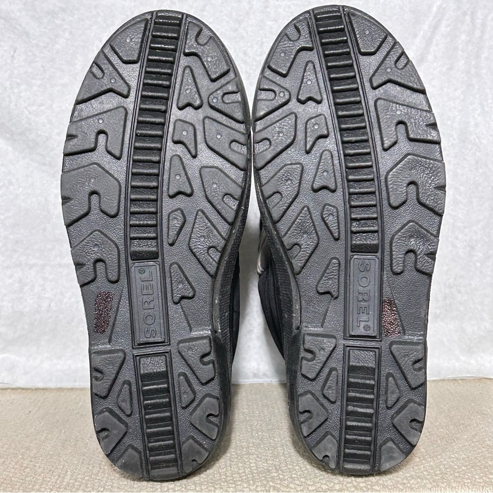 Sorel Big Kids/Youth Black/Grey Snow Goose Insulated Snow Winter Boots SZ 5 - Picture 8 of 11